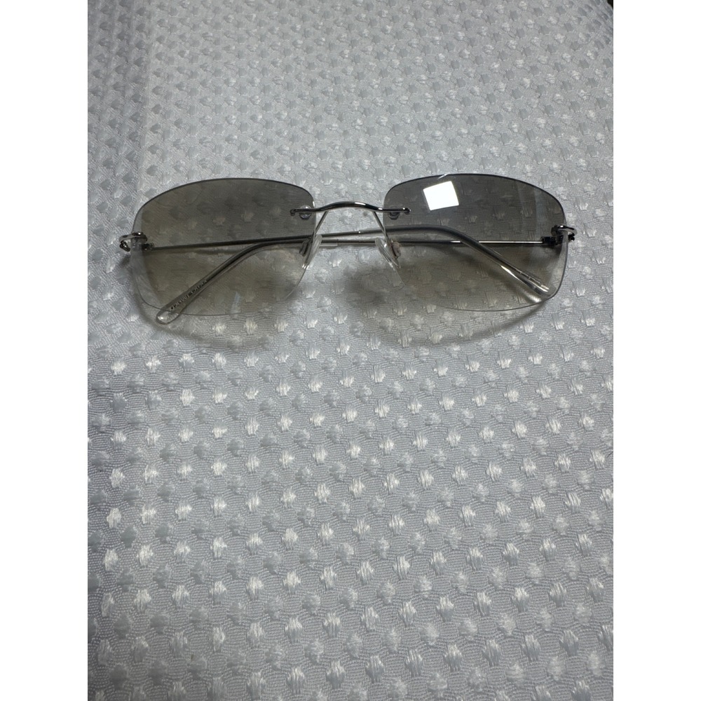 The Limited Rimless Sunglasses Womens OS Grey‎ Good Y2K Gradient FR1M4001